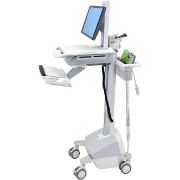Image de Ergotron StyleView EMR, SLA Powered, EU Chariots et supports multimédias - Aluminium,Gris,Blanc (SV42-6101-2)
