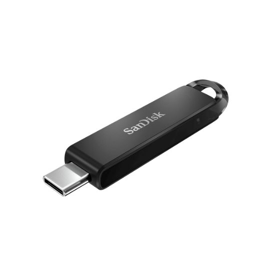 Image de SanDisk 256GB, USB 3.1 Gen 1, USB-C, 150MB/s Clé USB - Noir (SDCZ460-256G-G46)