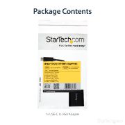 Image de StarTech.com Adaptateur vidéo USB-C vers VGA - M/F - 1920x1200 / 1080p - Noir (CDP2VGA)