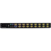 Image de StarTech.com support d'ordinateurs 43,2 cm (17") 1280 x 1024 pixels Acier Noir 1U (RKCONS1716K)