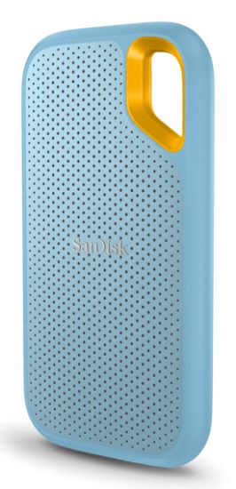 Image de SanDisk USB-C, USB 3.2, IP65, 1000mb/s - Bleu (SDSSDE61-4T00-G25B)
