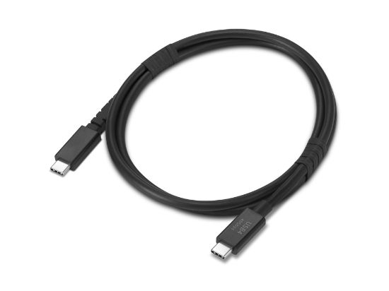 Image de Lenovo câble USB USB4 Gen 3x2 1 m USB C 40 Gbit/s Noir (4X91U94413)