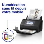 Image de Epson WorkForce ES-590W Alimentation papier de scanner 600 x 600 DPI A4 Noir (B11B288401)