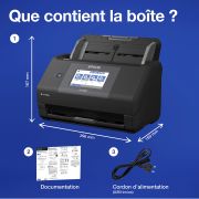 Image de Epson WorkForce ES-590W Alimentation papier de scanner 600 x 600 DPI A4 Noir (B11B288401)