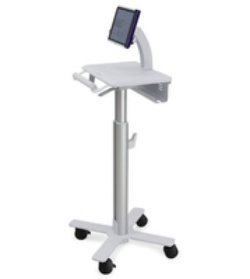 Image de Ergotron StyleView Tablet Cart, SV10 Chariots et supports multimédias - Aluminium,Blanc (SV10-1400-0)
