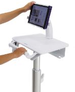 Image de Ergotron StyleView Tablet Cart, SV10 Chariots et supports multimédias - Aluminium,Blanc (SV10-1400-0)