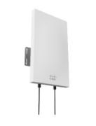 Image de Cisco Meraki 2.4 GHz Sector Antenna, 11 dBi, 2 x N-type, UV Resistant Plastic Antenne - Blanc (MA-ANT-23)