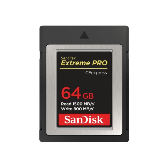 Image de SanDisk Extreme Pro Mémoire flash - Noir (SDCFE-064G-GN4NN)