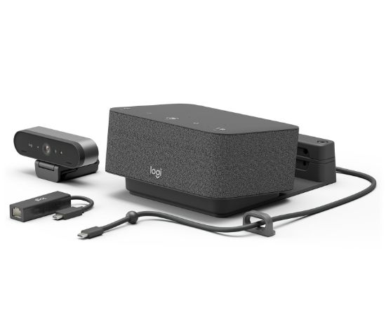Image de Logitech Logi Dock Focus Room Kit Teams Système de vidéo conférence - Graphite (991-000464)