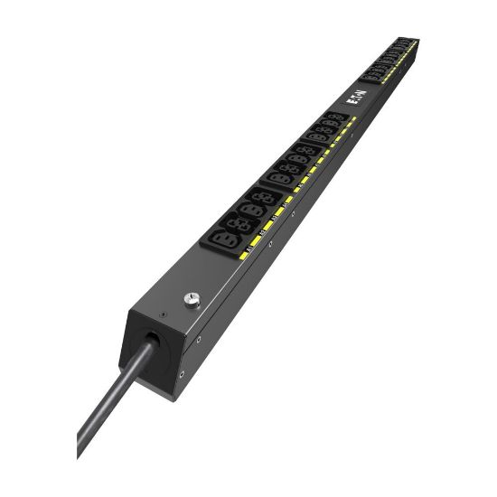 Image de Eaton Managed G4 Rack PDU, 39U, 11 kW, 16 A, 24xC13, 18xC39, 3 m cord Distribution d'énergie - Noir (EVBAFC20A)