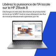 Image de HP None Copilot+ PC 40,6 cm (16") WUXGA 24 Go DDR5-SDRAM 512 Go SSD Wi-Fi 7 (802.11be) Windows 11 Pro AI Workstation, AI PC Argent (DY2H7ET)