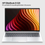 Image de HP laptop 40,6 cm (16") WUXGA 16 Go DDR5-SDRAM Wi-Fi 7 (802.11be) Windows 11 Pro Argent (E5SP2ET)