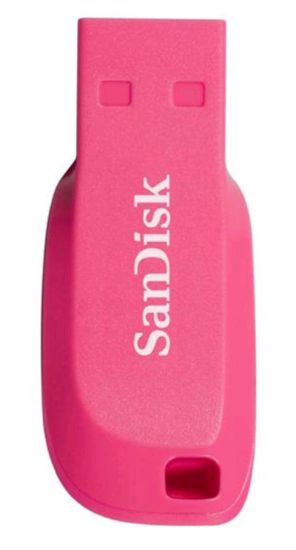 Image de SanDisk Cruzer Blade 16GB Clé USB - Rose (SDCZ50C-016G-B35PE)