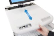 Image de Ergotron StyleView Chariots et supports multimédias - Aluminium,Gris,Blanc (SV43-1340-0)