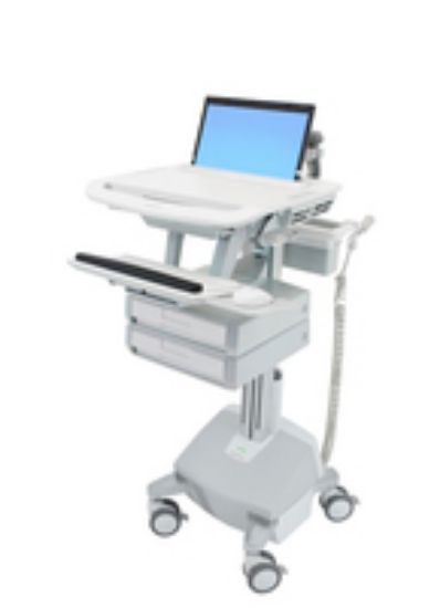 Image de Ergotron StyleView Chariots et supports multimédias - Aluminium,Gris,Blanc (SV44-1122-2)