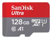 Image de Sandisk 128GB, microSDXC, UHS 1, A1, Class 10, 2pcs Mémoire flash - Gris,Rouge (SDSQUAB-128G-GN6MT)