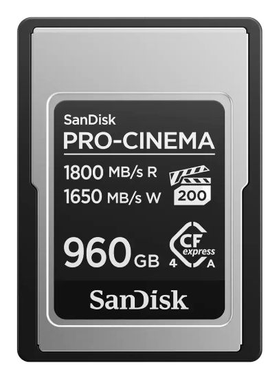Image de Sandisk PRO-CINEMA Mémoire flash - Noir,Mtallique (SDCFEA-960G-GN4NN)