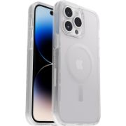 Image de OtterBox Symmetry+ Transparente Coque pour iPhone 14 Pro pour MagSafe, Antichoc, anti-chute, fine, supporte 3 x plus de chutes que la norme militaire, antimicrobien, Clear, liv ... (77-89230)