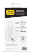 Image de OtterBox Symmetry Series Clear for MagSafe + Premium Glass + Fast Charge Wall Charger USB-C 30W Type C pour Apple iPhone 16 Pro Max - Transparent (78-81435)