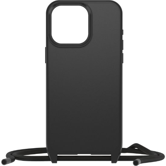 Image de OtterBox React Series Necklace MagSafe pour iPhone 15 Pro Max with Strap, Black - Noir (77-93587)