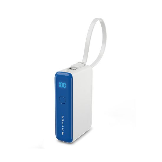 Image de Targus HyperJuice Flex 10K 30W 5000 mAh Blanc, Bleu (HJ5401BUGL)