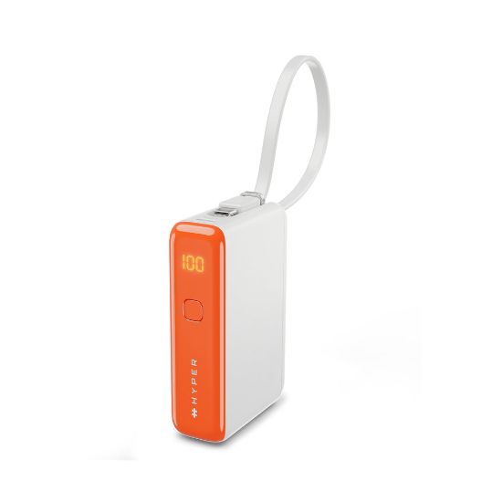 Image de Targus HyperJuice Flex 10K 30W 5000 mAh Blanc, Orange (HJ5401OGGL)