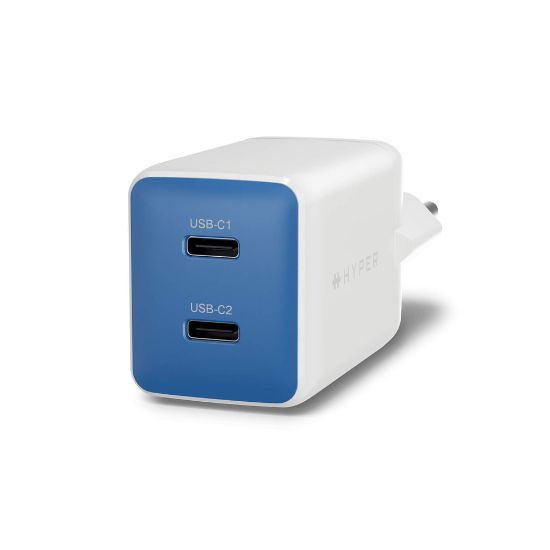 Image de Targus HyperJuice Flex 45W GaN Ordinateur portable, Smartphone, Casque, Consoles portables Blanc, Orange Secteur Intérieure (HJ1201BUEU)