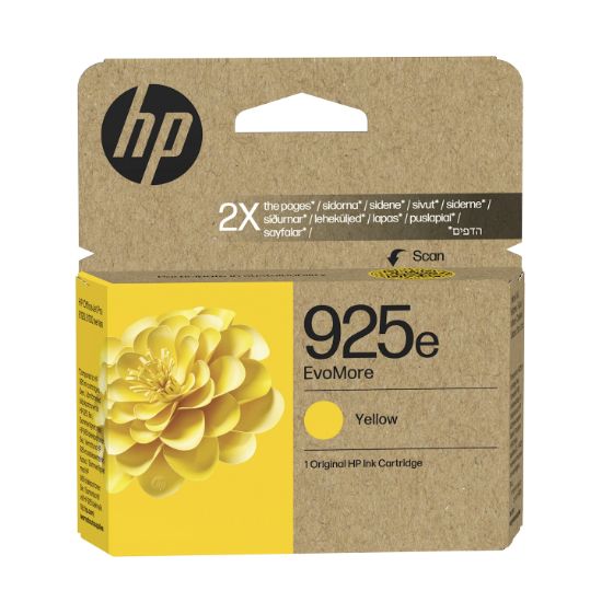 Image de HP 925e Cartouche d’encre authentique Jaune EvoMore (4K0W2PE)