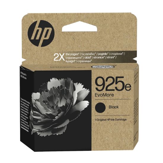 Image de HP 925e Cartouche d’encre authentique Noir EvoMore (4K0W3PE)