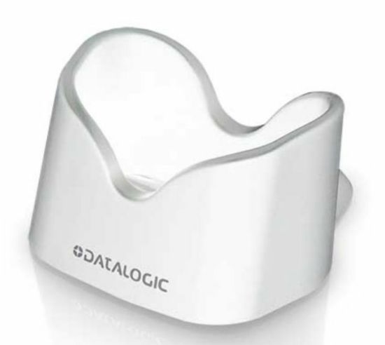 Image de Datalogic Holder, Desk/Wall Mount, Q040, White Accessoire de lecteurs de codes à barres - Noir (HLD-Q040-WH)