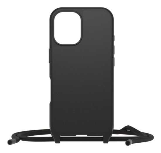 Image de OtterBox React Necklace Series pour MagSafe pour iPhone 16, Noir (77-96814)