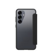 Image de OtterBox React Folio Series pour Samsung Galaxy S25, transparente/noir - produits livrés sans emballage - Transparent,Noir (77-97830)
