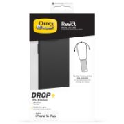 Image de OtterBox React Necklace Coque avec MagSafe pour iPhone 14 Plus, coque de protection ultra fine avec collier réglable et amovible, testé selon les normes militaires, Noir (77-92285)