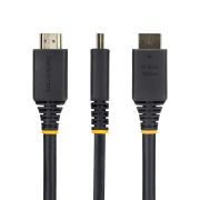 Image de StarTech.com Câble HDMI pour Panneau de 2m (6ft), Extension HDMI Haute Vitesse sur Panneau, 4K 60Hz/1440p 144Hz, Adaptateur HDMI Mâle vers Femelle sur Panneau (HDMI2PNLFM-2M)