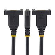 Image de StarTech.com Câble HDMI pour Panneau de 2m (6ft), Extension HDMI Haute Vitesse sur Panneau, 4K 60Hz/1440p 144Hz, Adaptateur HDMI Mâle vers Femelle sur Panneau (HDMI2PNLFM-2M)