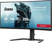 Image de iiyama G-MASTER écran plat de PC 86,4 cm (34") 3440 x 1440 pixels UltraWide Quad HD LCD Noir (GCB3484WQSU-B2)