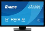 Image de iiyama ProLite écran plat de PC 61 cm (24") 1920 x 1080 pixels Full HD Écran tactile Noir (T2452MSC-B2)