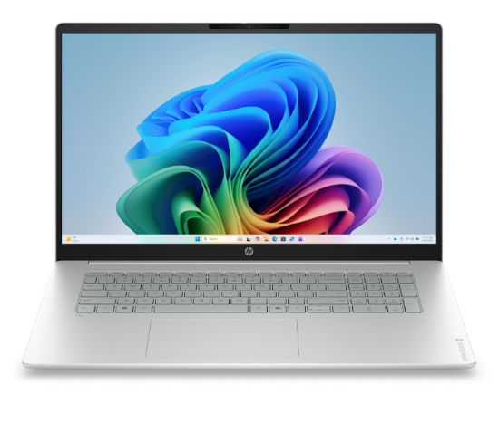 Image de HP laptop Ordinateur portable 43,9 cm (17.3") Full HD 12 Go LPDDR5x-SDRAM 512 Go SSD Wi-Fi 6 (802.11ax) Windows 11 Home Gris, Argent (E1KC0EA)