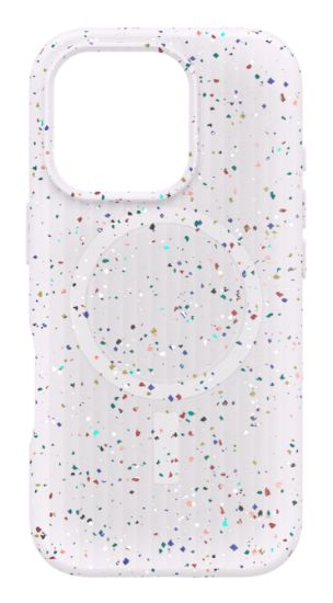 Image de OtterBox Symmetry Series Core pour MagSafe pour Apple iPhone 16 Pro, Sprinkles - Blanc (77-97258)