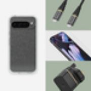 Image de OtterBox Symmetry Clear Series pour Pixel 9 Pro XL, Stardust - Transparent (77-95655)