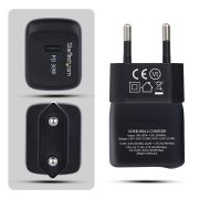 Image de StarTech.com Chargeur Mural USB-C 30W, Chargeur GaN Portable, Charge Rapide USB Power Delivery, GaN 5V/9V/15/20V PD, Chargeur USB-C, Noir (103EB-WALL-CHARGER)