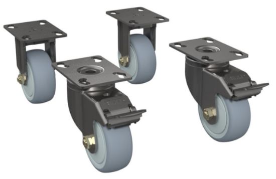 Image de Zebra accessoire de racks Roulettes (CS-RAC-WHEEL)