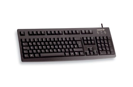 Image de CHERRY G83-6105 clavier Universel USB QWERTY Anglais britannique Noir (G83-6105LUNGB-2)