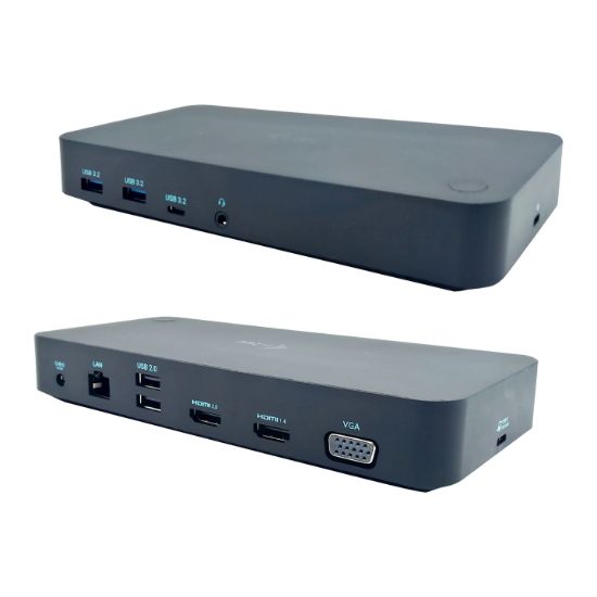 Image de i-tec USB 3.0/USB-C/Thunderbolt, 3x Display Docking Station + Power Delivery 100W (CATRIPLEDOCKVGAPDUK)
