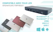 Image de i-tec USB 3.0/USB-C/Thunderbolt, 3x Display Docking Station + Power Delivery 100W (CATRIPLEDOCKVGAPDUK)