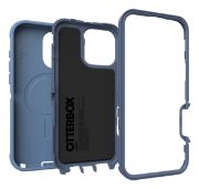 Image de OtterBox Defender Series pour MagSafe pour iPhone 16 Pro Max, Baby Blue Jeans - Bleu (77-95985)
