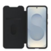 Image de OtterBox React Folio Series pour Samsung Galaxy S25+, transparente/noir - produits livrés sans emballage - Transparent,Noir (77-97832)