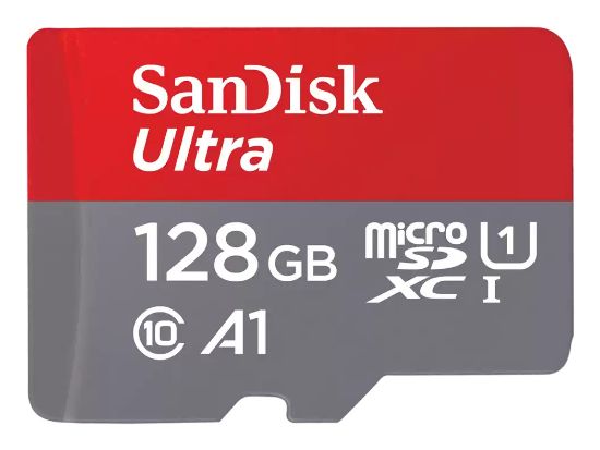 Image de SanDisk Ultra Mémoire flash - Rouge, Gris (SDSQUAB-128G-GN6MA)