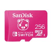 Image de SanDisk 256 GB, microSDXC, 100MB/s, 90MB/s Mémoire flash - Rose (SDSQXAO-256G-GN6ZG)