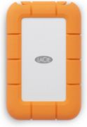 Image de LaCie Rugged Mini, 4 TB, 2000 MB/s, IP54, USB-C cable - Gris,Orange (STMF4000400)